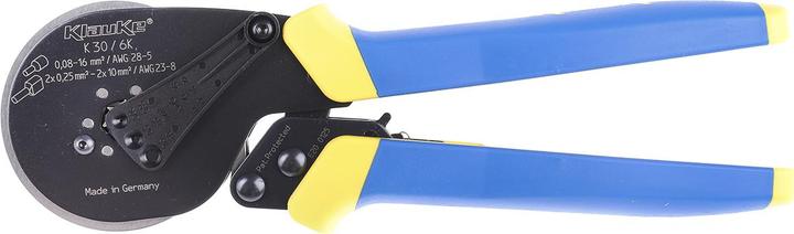 Actual product image Klauke Ratchet hand tool for cable end sleeves (215 mm)