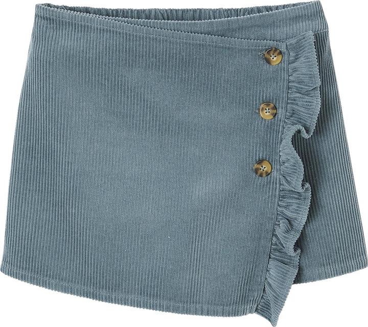 Actual product image Vertbaudet Girls' corduroy trouser skirt in a wrap look (92)