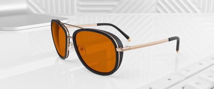 Actual product image Gunnar Gaming Brille Dume Gold Amber