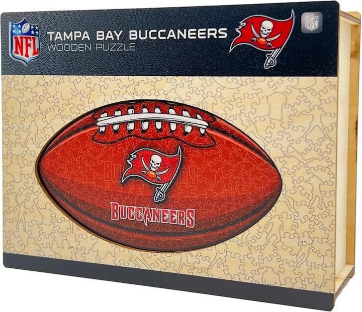 Produktbild Iconic NFL - Tampa Bay Buccaneers – Football mit Logo - Holz Puzzle Grösse S (150 Teile) (150 Teile)