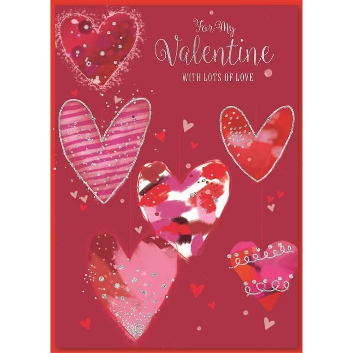 Produktbild Simon Elvin Herzen Grusskarte Valentinstag 6erPack Karton (6 Stk.)