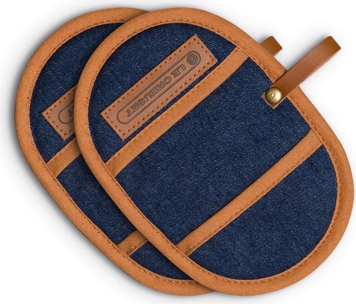 Le Creuset Pot handle protector set of 2 (Canvas, Terry, 100% cotton)