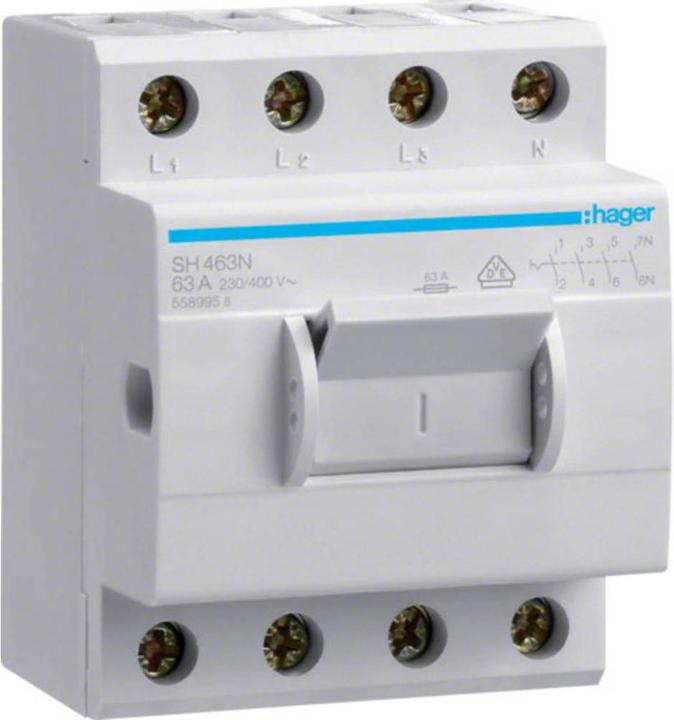 Actual product image Hager Compact switch