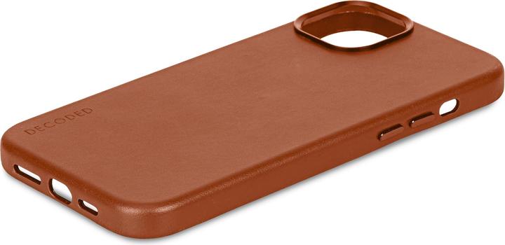 Actual product image Decoded Leather Backcover for iPhone 15 Plus Tan (Apple iPhone 15 Plus)