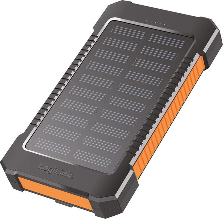 Image du produit LogiLink Banque d'énergie solaire (8000 mAh, 10 W, 29.60 Wh)