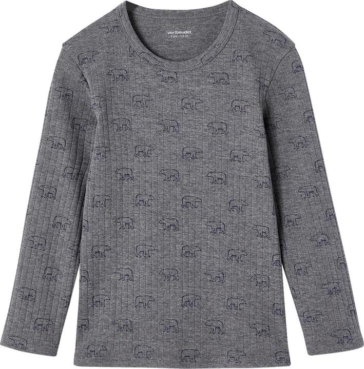 Produktbild Vertbaudet 3er-Pack Jungen Shirts aus Rippjersey, Bären (110)