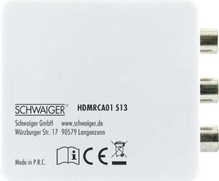 Produktbild Schwaiger AV Konverter HDM01513 auf HDMI