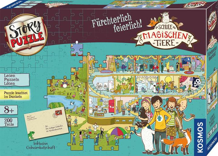 Actual product image Kosmos Story Puzzle: The school of magical animals - terribly solemn! (200 pieces)