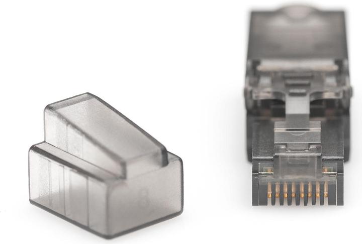 Produktbild Digitus CAT 6A Stecker fur Feldmontage ungeschirmt AWG 27/7 bis 22/1 Massiv- und Litzenleiter