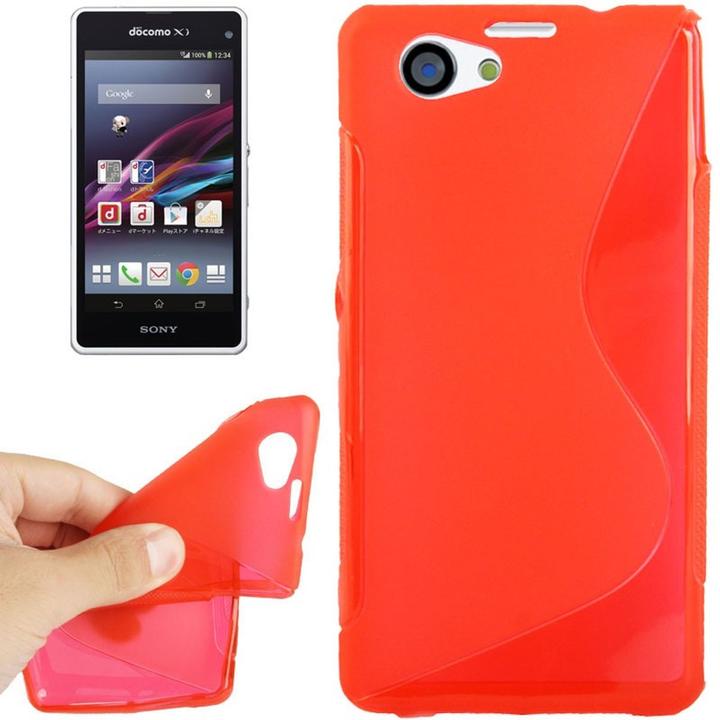 Produktbild König Design Handyhülle TPU Case für Sony Xperia Z1S / Z1 mini rot (Sony Xperia XZ1 Mini, Sony Xperia Z1)