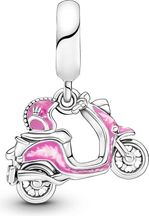 Immagine prodotto Pandora Rosafarbener Motorroller Charm (Argento 925)