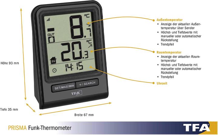 Produktbild TFA Funkthermometer