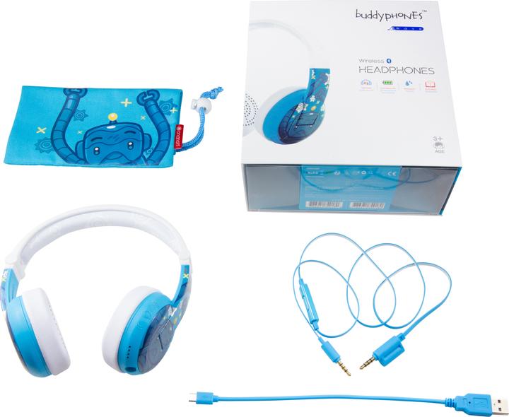 Actual product image Buddyphones Wave children's headphones