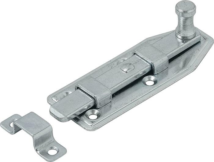Produktbild Vormann Fensterriegel Länge 60 mm Breite 25 mm Form gerade Stahl blau verzinkt (10 Stk.)