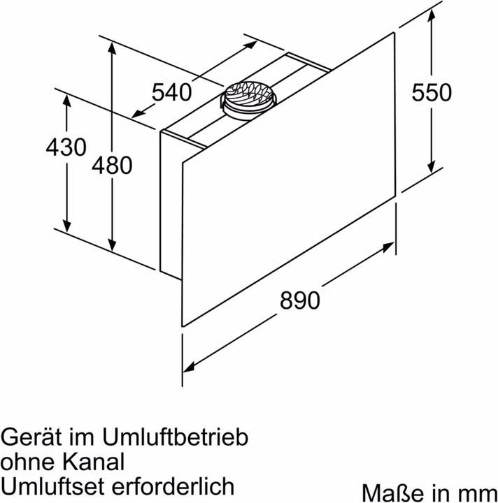 Produktbild Bosch Hausgeräte DWF97RU60 (Wandhaube)
