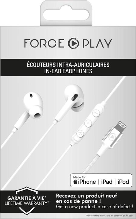 Produktbild Force Play FPYKPINTRAMFIW Lightning Kopfhörer (Kabelgebunden)