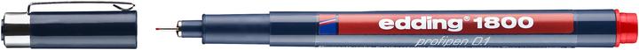 Image du produit Edding Dessinateur de fibres Profipen 1800 (Rouge, 1 x)