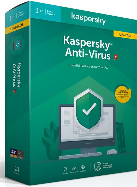 Image du produit Kaspersky Anti-Virus (1 Utilisateur, 12 mois)