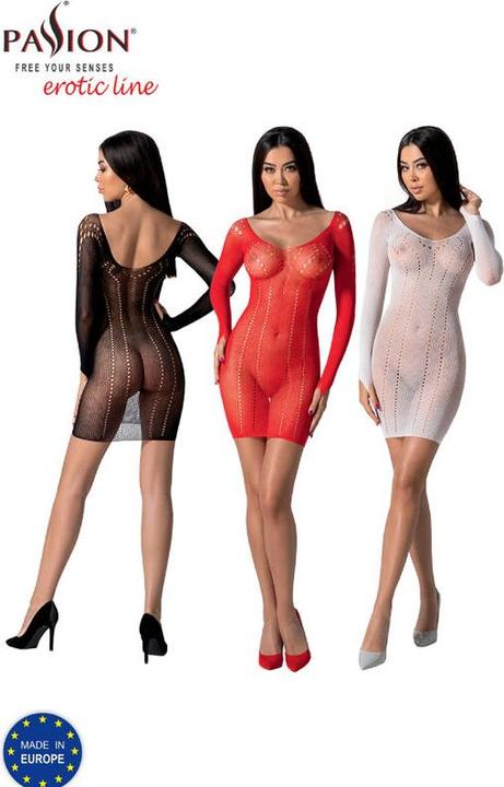 Actual product image Passion Bs101 Bodystocking Blanco Talla Unica (One size)