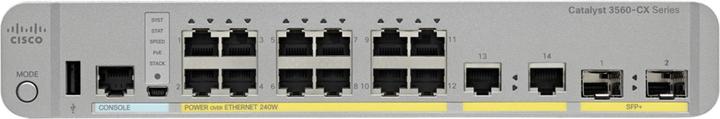 Image du produit Cisco Catalyseur 3560-CX (8 Ports)