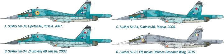 Actual product image Italeri SUKHOI SU-34/SU-32 FN