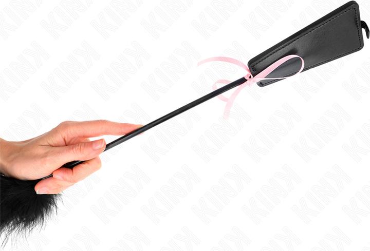 Image du produit Kink Tickle Feathers Avec Noeud Rose 49 cm