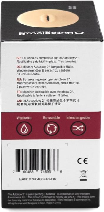 Actual product image Autoblow Sleeve C