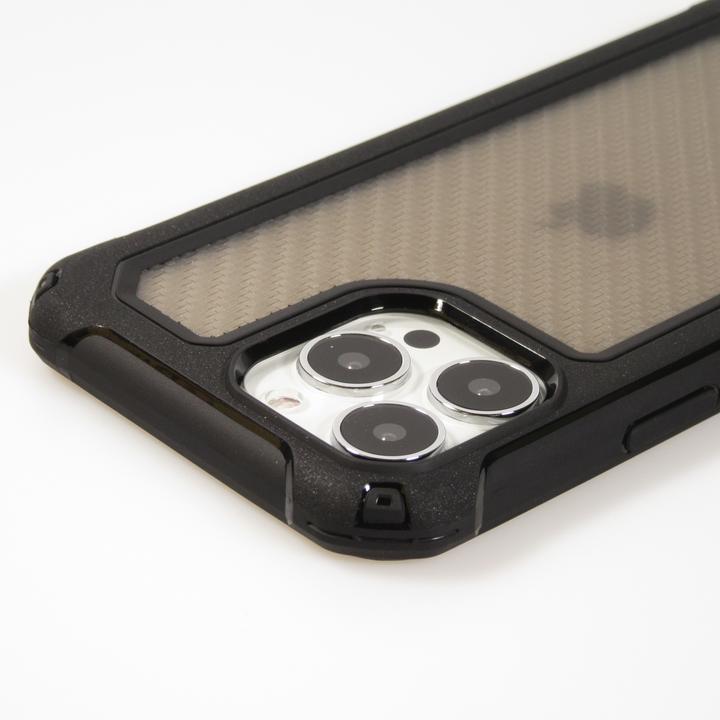 Image du produit PhoneLook Coque Cover Military Élite avec dos en carbone semi-transparent (Apple iPhone 14 Pro)