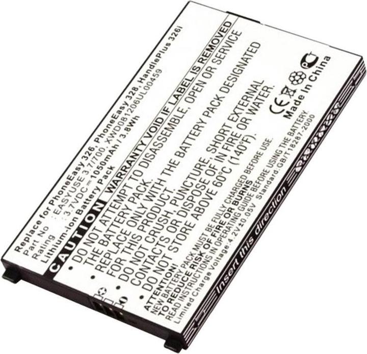 Produktbild AccuCell Akku Doro Primo 326i Akku EASYUSE 3.7/700, XWD081206UL00459