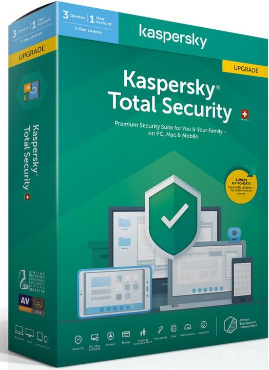 Produktbild Kaspersky Total Security Update (3 User, 12 Monate)