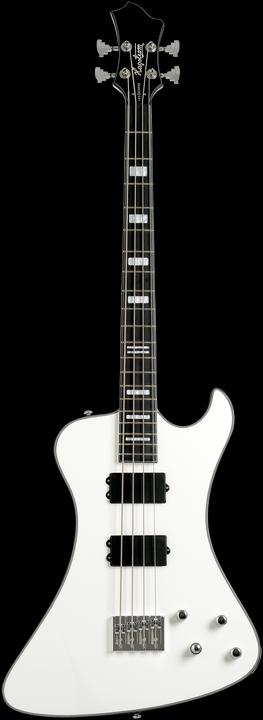 Produktbild Hagstrom E-Bass, Nekromant 4, White Gloss (E-Gitarre, Mahagoni)