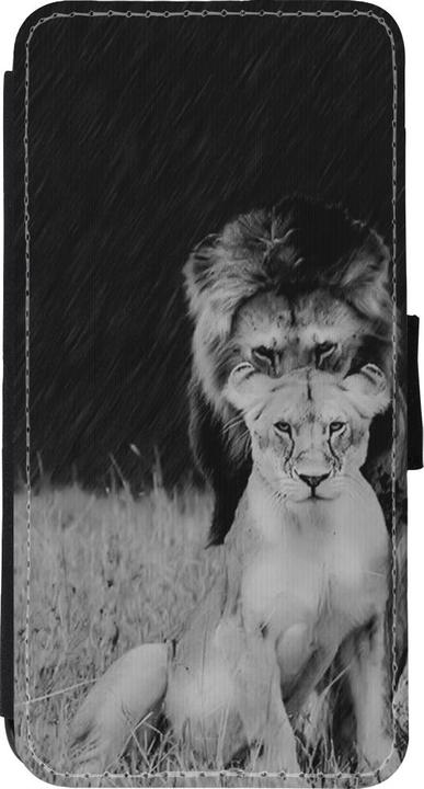 Image du produit PhoneLook Coque Wallet noir Angry lions (Apple iPhone XR)