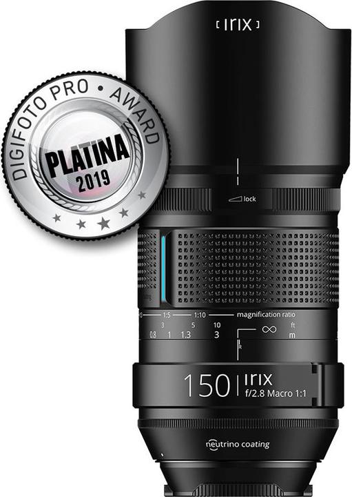 Actual product image Irix 150mm f/2.8 Macro Dragonfly (Nikon F, full size)