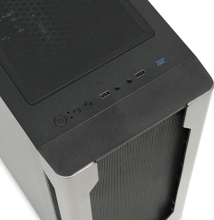 Actual product image iBox Enclosure I-Box Chiron Zh68 Gaming (mATX, ATX, Mini-ITX)