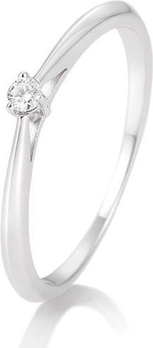 Breuning Verlobungsring 3er Krappe (55, 585/14 K Gold)