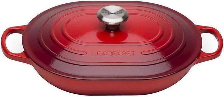Actual product image Le Creuset Oblong Signature 31cm, oval (31 cm, Casserole + Stewpot, Cast iron)