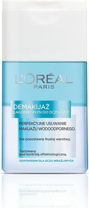 Image du produit L'Oréal Paris L'Oréal - Fluide Démaquillant Doux pour les Yeux et les Lèvres 125Ml (Démaquillant, 125 ml)