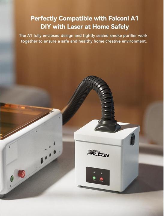 Produktbild Creality Desktop Falcon Smoke Purifier Yw45 (Reinigung)