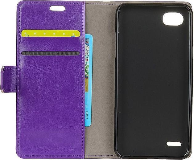 Image du produit MU Classic Couverture en cuir Crazy Horse (LG Q6, LG Q6+)