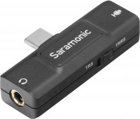 Produktbild Saramonic EA2U Audio-Adapter – Mini-Klinke TRS/USB-C mit Kopfhörerausgang