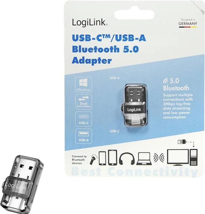 Produktbild LogiLink BT0054 Bluetooth Musik-Empfänger Grau (Sender & Empfänger)