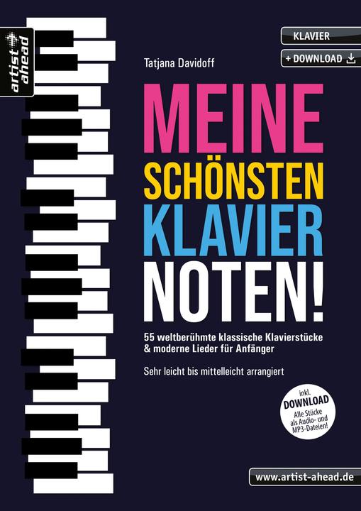 Energie-Label Meine schönsten Klaviernoten! (Deutsch, Tatjana Davidoff, 2022)