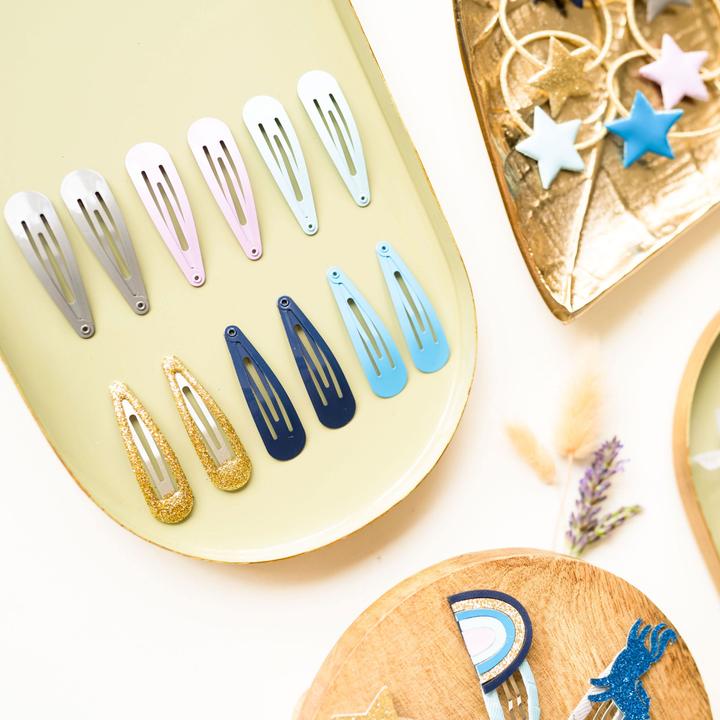Immagine prodotto Papierdrachen 48 barrette e lacci per capelli - unicorno (Elastico per capelli)