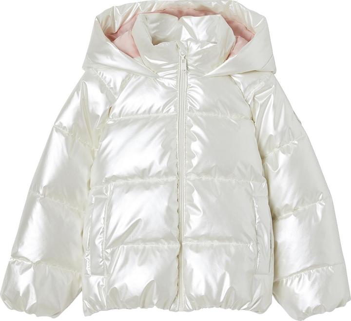 Produktbild Vertbaudet Mädchen Kapuzen-Steppjacke in Perlmutt-Optik, Wattierung Recycling-Polyester (86)