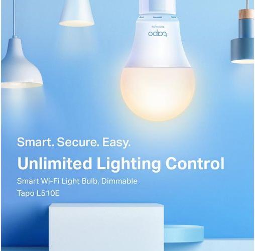 Produktbild TP-Link Tapo L510E (4-pack) (E27, 8.70 W, 806 lm, 4 x, F)