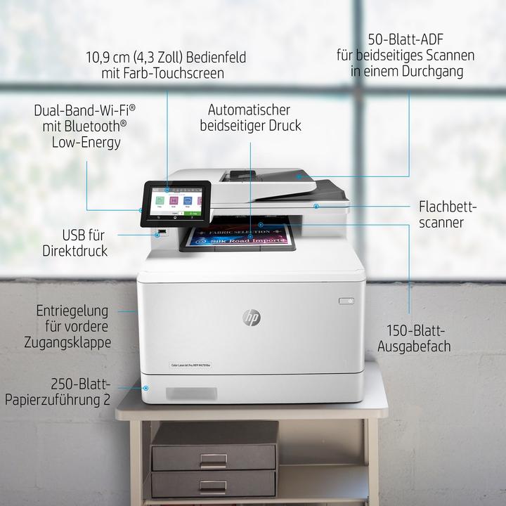Produktbild HP M479fdn Color LaserJet Pro (Laser, Farbe)