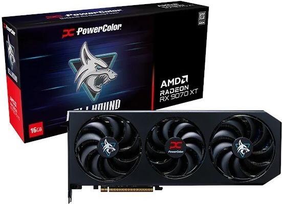 Image du produit Powercolor Radeon RX 9070 XT OC Hellhound (16 Go)