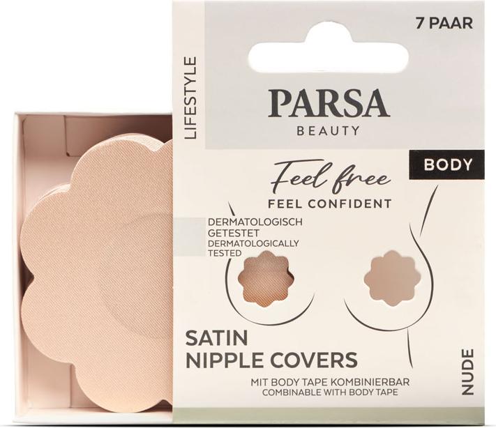 Produktbild Parsa Beauty Parsa - Satin Nipple Covers 7 pcs - Nude (7er Pack)