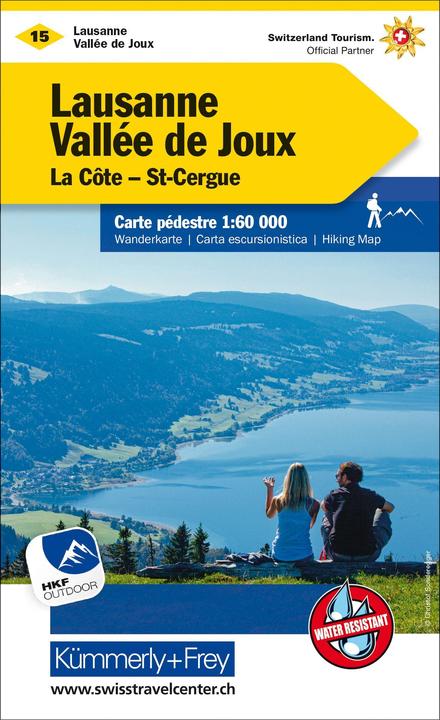 Image du produit Carte de randonnée Lausanne-Vallée de Joux