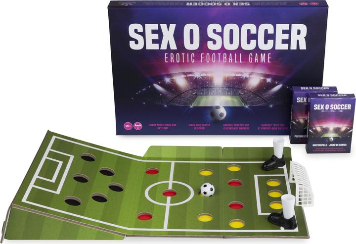 Produktbild Sexventures Sex O Soccer - Erotic Football Game (NL-DE-EN-FR) (Brettspiel, Deutsch, Englisch, Niederländisch, Französisch)